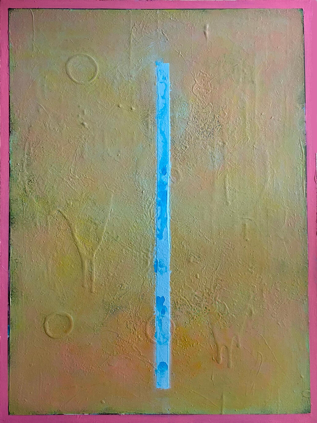 The Child. 30x40 Acrylic Matter On Canvas.