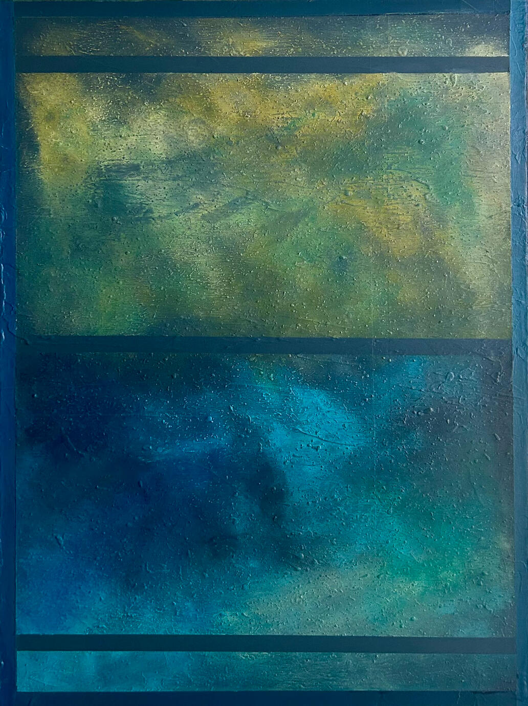Sea. 30x40 Acrylic Matter On Canvas.